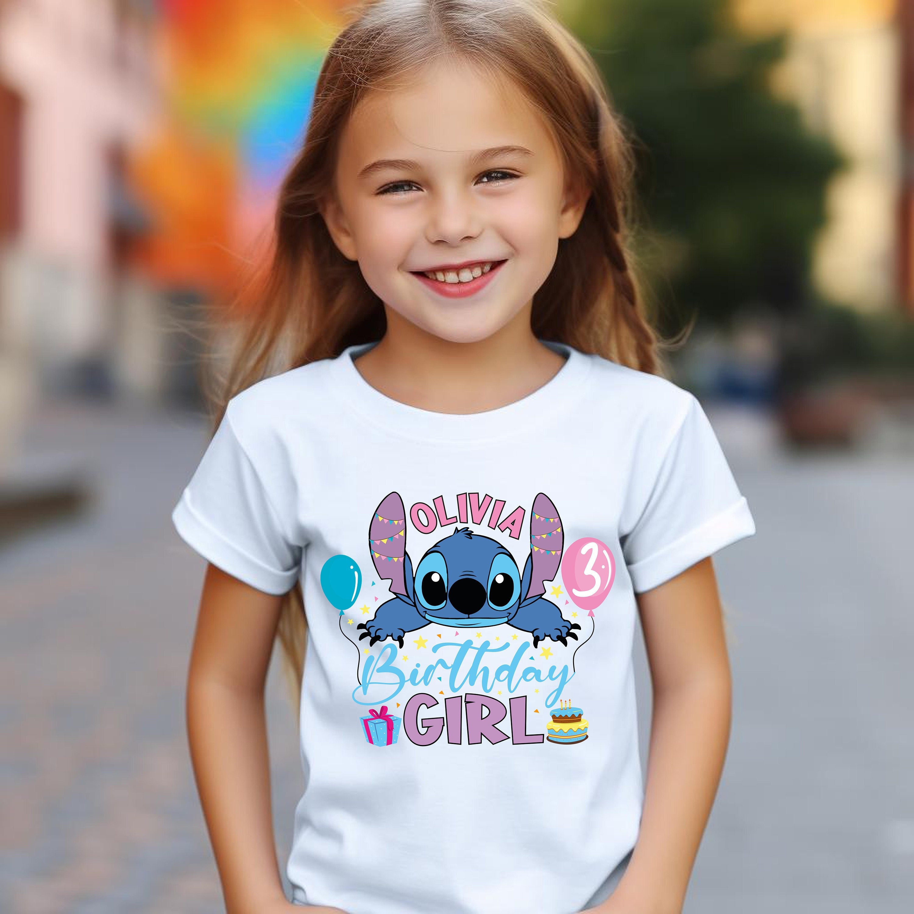 Disney Lilo & Stitch Birthday Girl T-Shirt, Stitch Birthday Shirt sold by  Screaming Residential, SKU 38680862