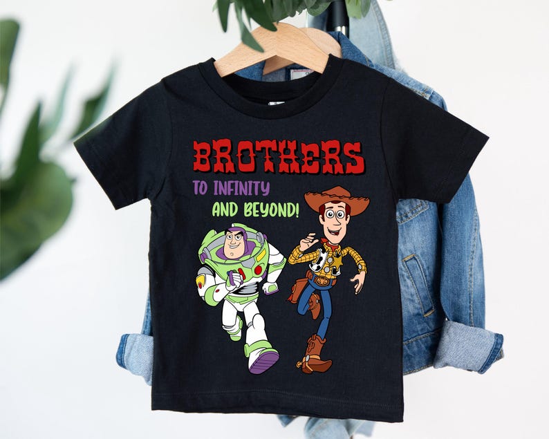 Toy Story Brother T-Shirt, Disney Buzz Lightyear Sweatshirt, Woody Adventure Shirt, To Infinity and Beyond Hoodie, Disneyworld Friends Tee