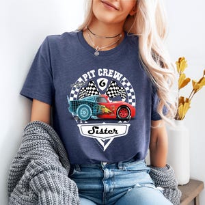 Cars Birthday Family T-Shirt, Lightning McQueen Birthday Matching Tee, Pit Crew Party Shirt, Birthday Boy Shirt, Disney Family Birthday Tee