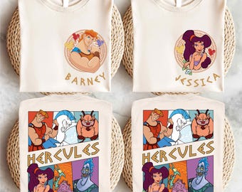 Disney Hercules T-Shirts, Pegasus Shirt, Megara Sweatshirt, Disney Family Matching Tee, Custom Hercules Tee, Disneyworld The Muses Shirt