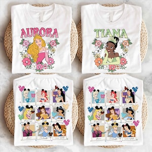 Disney Princess T-Shirt, Cinderella Shirt, Snow White Sweatshirt, Jasmine Tee, Rapunzel Shirt, Little Mermaid Tee, Belle Shirt