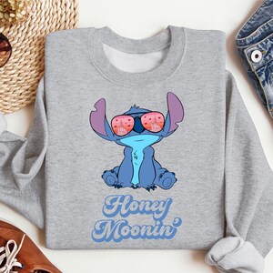 Stitch Angel Couple Matching Shirt, Disney Fiance T-shirt, Honeymoon Tee, Valentines Day Tee, Bride Groom Sweatshirt, Romantic Trip Shirt