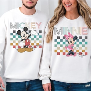 Mickey Minnie Shirt, Disney Couple Trip T-Shirt, Disneyland Matching Shirt, Disneyworld Retro Shirt, Vintage Mouse Shirt