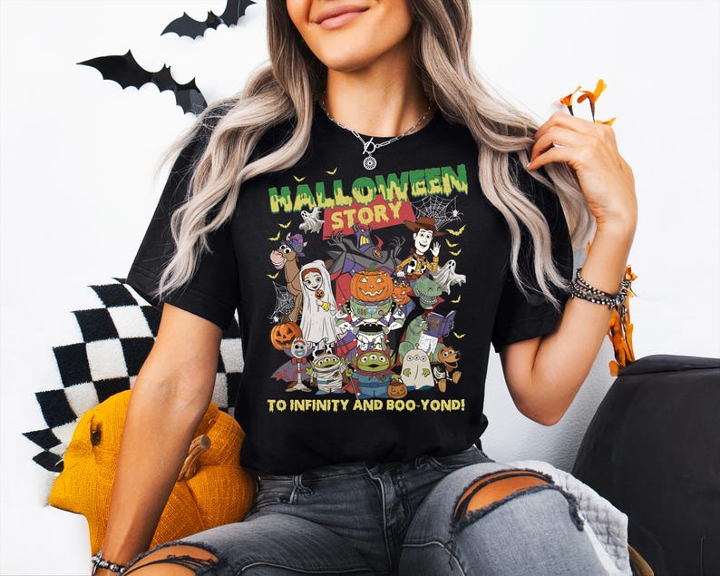 Disney Toy Story Halloween Shirt, to Infinity and Boo Yond Tshirt ...