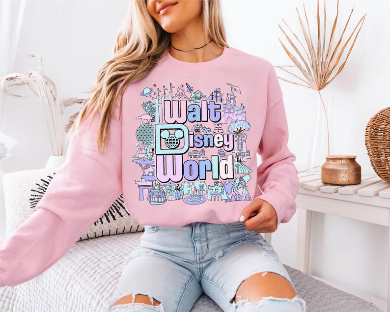 Walt Disney World T-shirt, Disneyworld Castle Shirt, Epcot Shirt, Disney Florida Shirt, Magic Kingdom Sweatshirt, Disney Theme Park Shirt