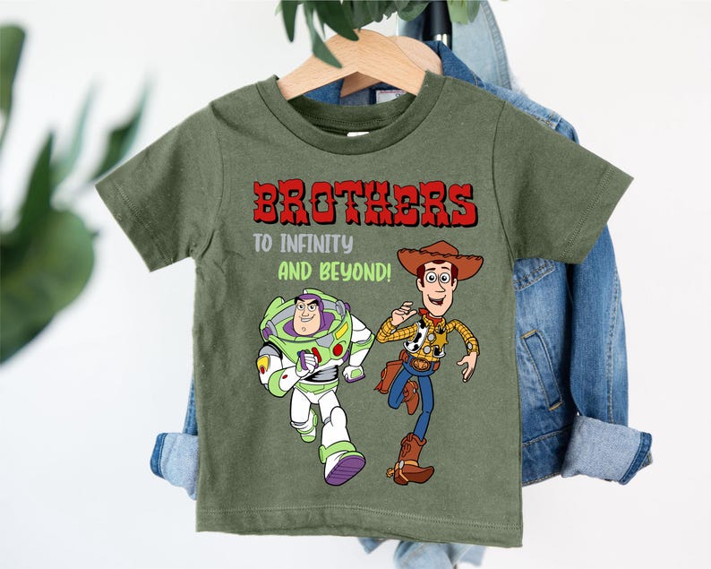 Toy Story Brother T-Shirt, Disney Buzz Lightyear Sweatshirt, Woody Adventure Shirt, To Infinity and Beyond Hoodie, Disneyworld Friends Tee