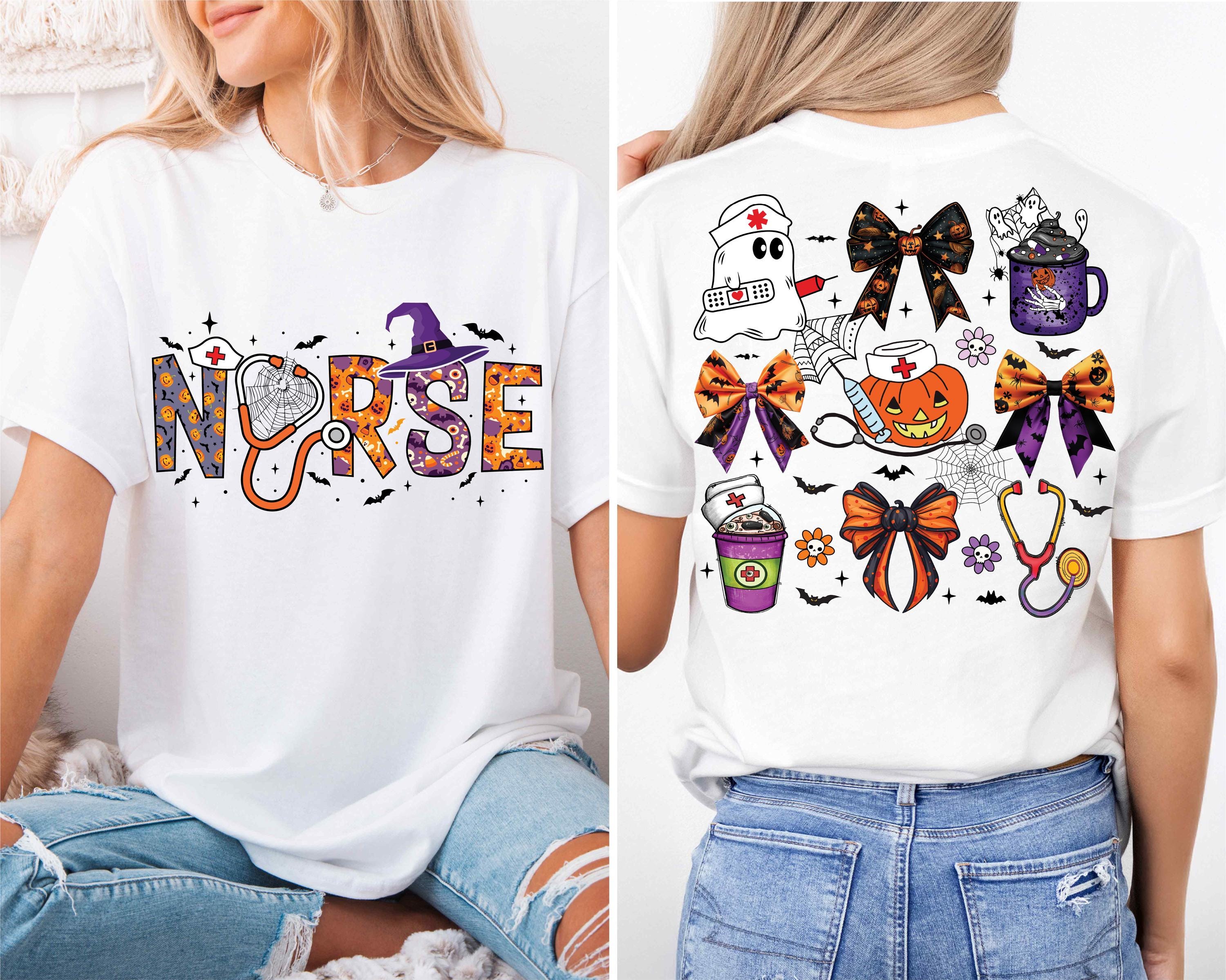 T-shirt Halloween Vintage Squelette Et Citrouille - Mr.Tee33 - Neuf Sans étiquette - Taille Standard