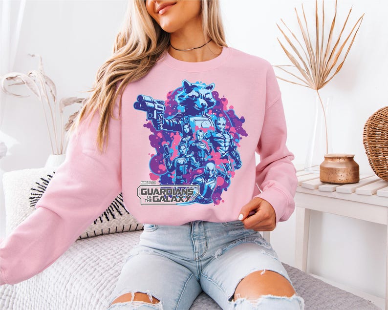 Guardians Of The Galaxy T-Shirt, Avengers Rocket Racoon Shirt, Gamora Nebula Sweatshirt, Super Heroes Tee, Disney Boys T-Shirt