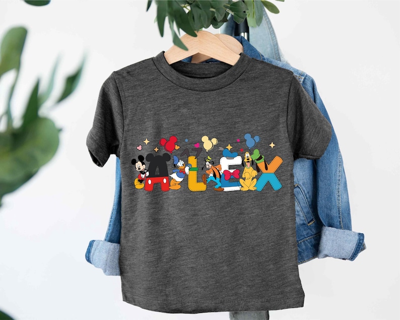 Mickey Name T-shirt, Disney Mouse Family Tee, Mickey Mouse Hoodie, Mickey and Friends Shirt, Mickey Custom Name Tee, Mouse Birthday Shirt