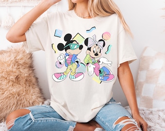 Disney Mickey Minnie Couple Shirt, Mickey and Friends T-Shirt,  Disneyland Trip Sweatshirts, 2026 Family Vacation Shirts, Fantasyland Tees
