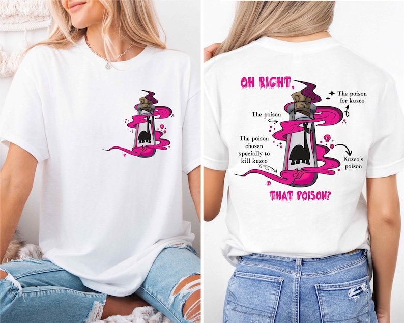 Disney Kuzco's Poison T-shirt, Disney Villain Shirt, The Emperor's New Groove Shirt, Walt Disney World Shirt, Magical Disney Tee