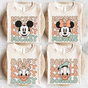 Mickey and Friends Squad T-Shirt, Disney Daisy and Donald Duck Tee, Goofy Kids Sweatshirt, Toddler Minnie Tee, Disneyland Family Trip Shirt