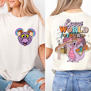 Figment Epcot T-Shirt, Disney Purple Dragon Shirt, Figment Shirt, One Little Spark Sweatshirt, Epcot Center T-Shirt, Flower and garden