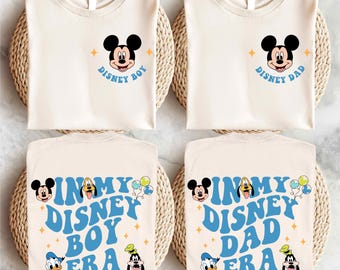 In My Disney Dad Era Shirt, Mickey Dada T-Shirt, Mickey Boys Tees, New Uncle Shirt, Brother Era Shirt, Disney Grandpa Era Tee, New Dad Shirt