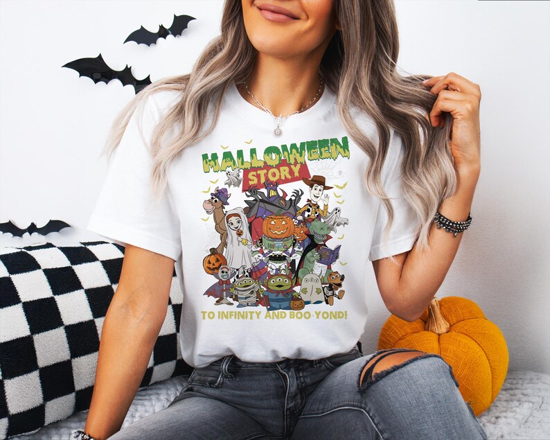 Disney Toy Story Halloween Shirt, to Infinity and Boo Yond Tshirt ...