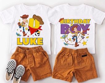 Woody Geburtstag Junge T-Shirt, Disney Geburtstag Junge T-Shirt, Toy Story Geburtstag Shirt, Howdy Geburtstag Shirt, Disney Cowboy Geburtstag Sweat