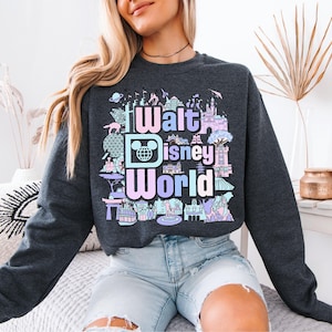 Walt Disney World T-shirt, Disneyworld Castle Shirt, Epcot Shirt, Disney Florida Shirt, Magic Kingdom Sweatshirt, Disney Theme Park Shirt