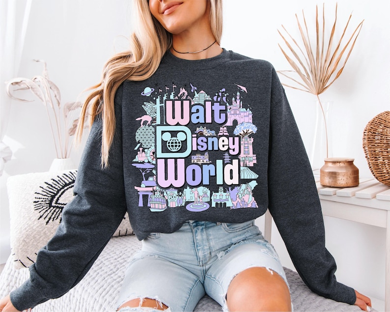 Walt Disney World T-shirt, Disneyworld Castle Shirt, Epcot Shirt, Disney Florida Shirt, Magic Kingdom Sweatshirt, Disney Theme Park Shirt