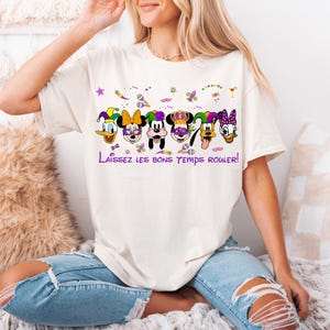 Disney Mardi Gras T-Shirt, Mickey and Friends Festival T-Shirt, Disneyland Louisiana Sweatshirt, Mickey Carnival Shirt, Mardi Gras Party Tee