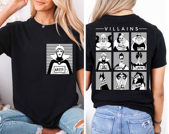 Disney Villains T-shirt, Witch Halloween Tee, Ursula Shirt, Maleficent Sweat, Disney Spooky Shirt, Cruella Shirt, Evil Queen Tee, Scar Shirt