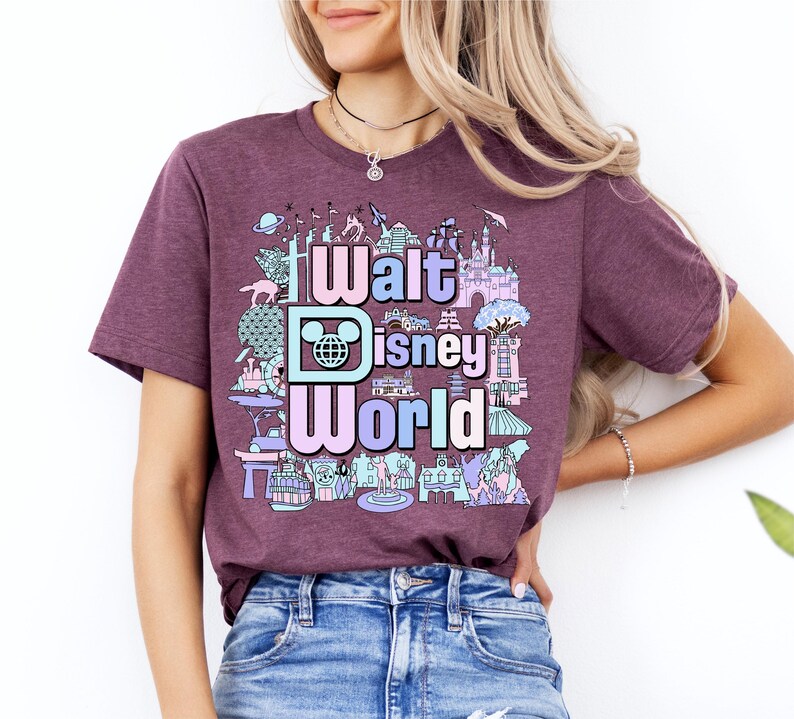 Walt Disney World T-shirt, Disneyworld Castle Shirt, Epcot Shirt, Disney Florida Shirt, Magic Kingdom Sweatshirt, Disney Theme Park Shirt