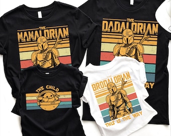 Star Wars Family Matching Shirt, Dadalorian Shirt, disney family shirt, Star Wars Dad Shirt, First Birthday Shirt, Star Wars Birthday Shirt