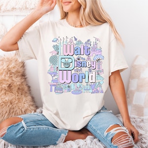Walt Disney World T-shirt, Disneyworld Castle Shirt, Epcot Shirt, Disney Florida Shirt, Magic Kingdom Sweatshirt, Disney Theme Park Shirt