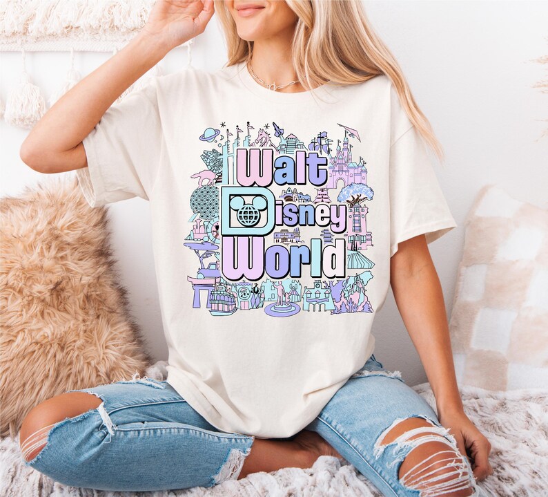 Walt Disney World T-shirt, Disneyworld Castle Shirt, Epcot Shirt, Disney Florida Shirt, Magic Kingdom Sweatshirt, Disney Theme Park Shirt