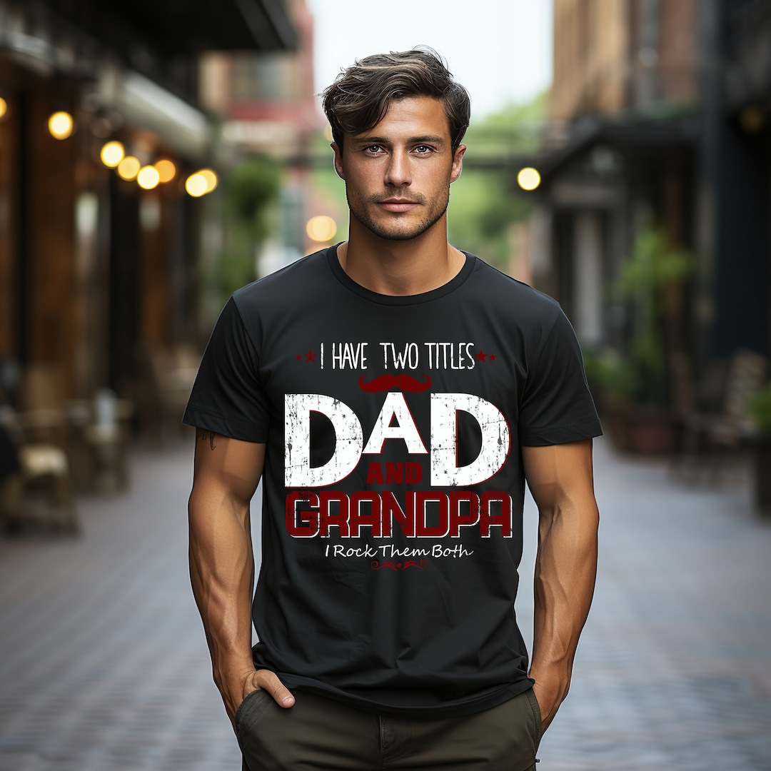 Mens Rockin the Daddy Life T-Shirt Grandparents Day Great Gift