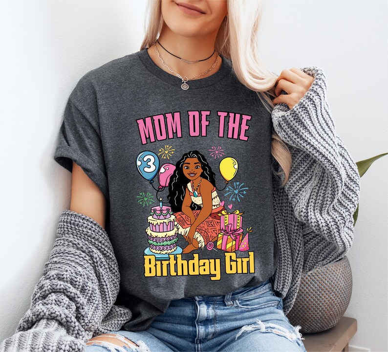 Princess Moana Birthday Girl Shirt, Disney Moana Birthday Family Tee, Custom It's My Birthday Shirt, Disneyworld Moana Birthday Mom Dad Tee