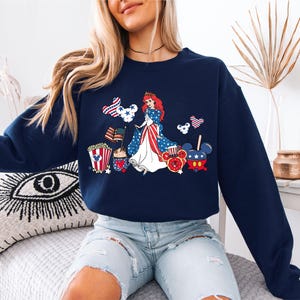 Disney 4th of July T-Shirt, Princess Independence Day Shirt, Disneyworld American Girl Shirt, 4th of July Women Shirt, Disney Princess Tee