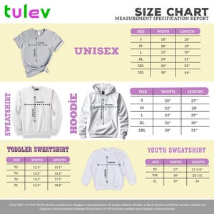 a white hoodie with measurements and measurements for it