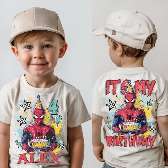 Spiderman Birthday T-shirt, Disney Birthday Boy Shirts, It's My Birthday Tee, Custom Spiderman Birthday Sweatshirt, Avengers Birthday Hoodie