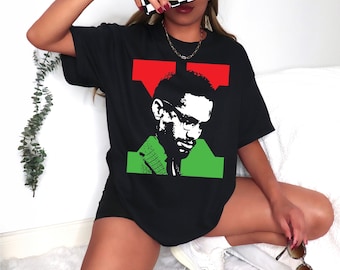 Malcolm X Shirt, Black History Month T-Shirt, Black Lives Matter Sweatshirt, Human Rights Shirts, Black Power Tees, American Leader Tees