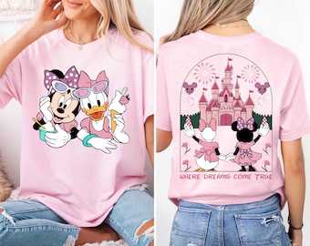 Minnie and Daisy Besties T-Shirt, Disneyland Magical Castle Sweatshirt, Disney Best Friend Shirt, Magic Kingdom Tee, Disney Girls Trip Shirt
