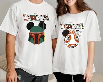 Star Wars Family T-shirt, Disney Family Matching Shirt, Mickey Ears Star Wars Tee, Galaxy's Edge Custom Shirt, Family Vacation Sweatshirt