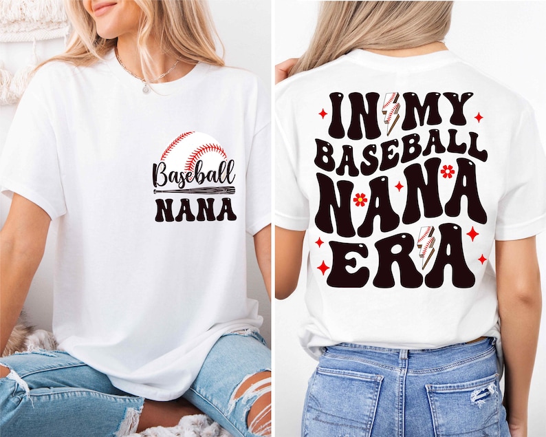 Baseball Nana Shirt, Sports Nana T-Shirt, Cheer Nana Sweatshirt, Baseball Grandma Shirt, Sports Gigi T-Shirt, Nana Sweatshirt
