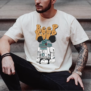Star Wars R2D2 T-shirt, Disney Droid Shirt, Beep Boop Shirt, Galaxy Wars Mickey Ears Shirt, Galaxy&#39;s Edge Shirt