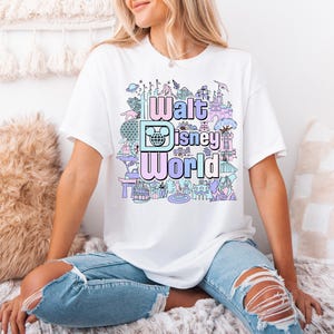 Walt Disney World T-shirt, Disneyworld Castle Shirt, Epcot Shirt, Disney Florida Shirt, Magic Kingdom Sweatshirt, Disney Theme Park Shirt