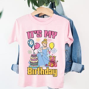 Disney Birthday Family Shirt, Cinderella It&#39;s My Birthday Shirt, Princess Cinderella Birthday Sweatshirt, Princess Birthday Mom Dad Shirt