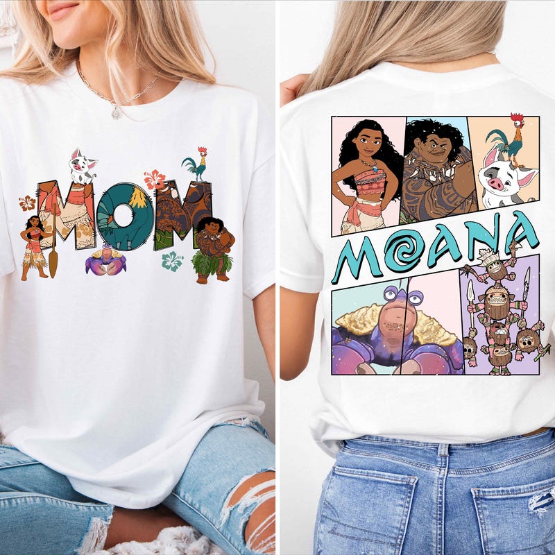 Mom in Moana Svg - Etsy