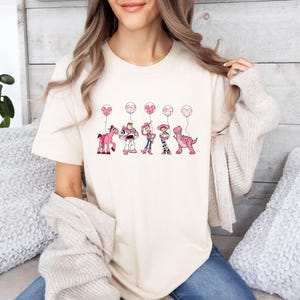 Toy Story Valentines Shirt, Disney Couple Trip Shirt, Lover Woody Shirt, Honeymoon Buzz Lightyear Shirt, Toy Story Jessie Girlfriend Shirt