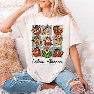 Chemise Disney Animal Kingdom, T-shirt Le Roi Lion, T-shirt Timon et Pumbaa, Chemise Hakuna Matata, Sweat-shirt Disneyworld Safari Trip