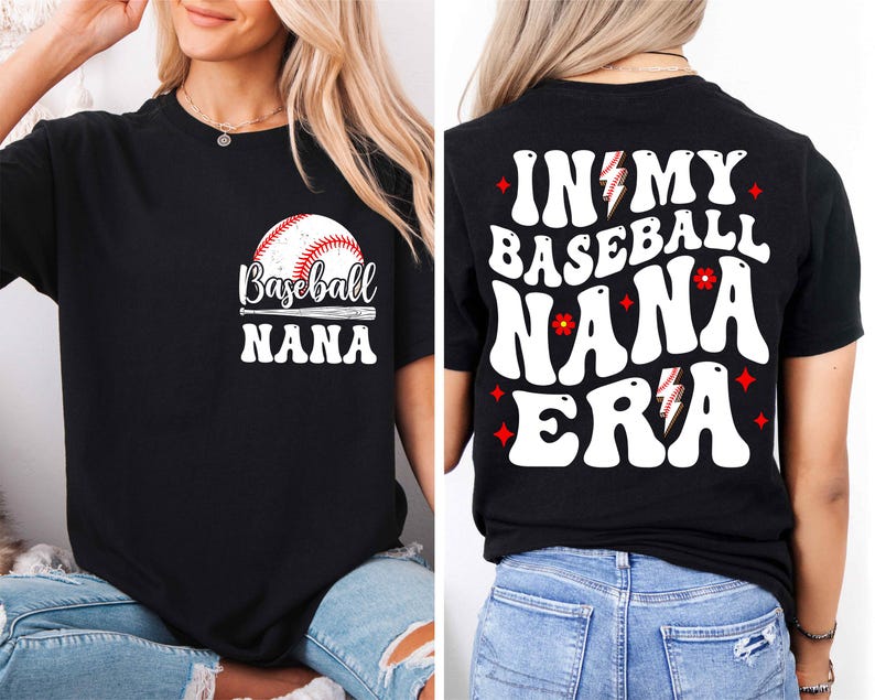 Baseball Nana Shirt, Sports Nana T-Shirt, Cheer Nana Sweatshirt, Baseball Grandma Shirt, Sports Gigi T-Shirt, Nana Sweatshirt