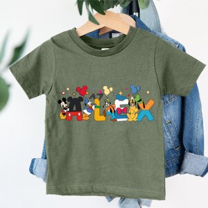 Mickey Name T-shirt, Disney Mouse Family Tee, Mickey Mouse Hoodie, Mickey and Friends Shirt, Mickey Custom Name Tee, Mouse Birthday Shirt