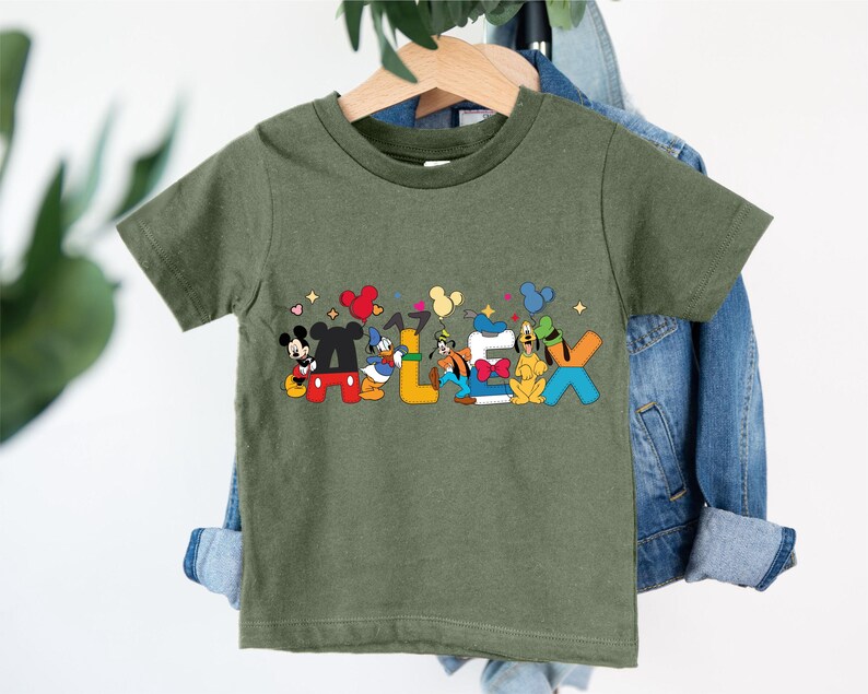 Mickey Name T-shirt, Disney Mouse Family Tee, Mickey Mouse Hoodie, Mickey and Friends Shirt, Mickey Custom Name Tee, Mouse Birthday Shirt
