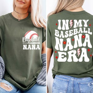 Baseball Nana Shirt, Sports Nana T-Shirt, Cheer Nana Sweatshirt, Baseball Grandma Shirt, Sports Gigi T-Shirt, Nana Sweatshirt