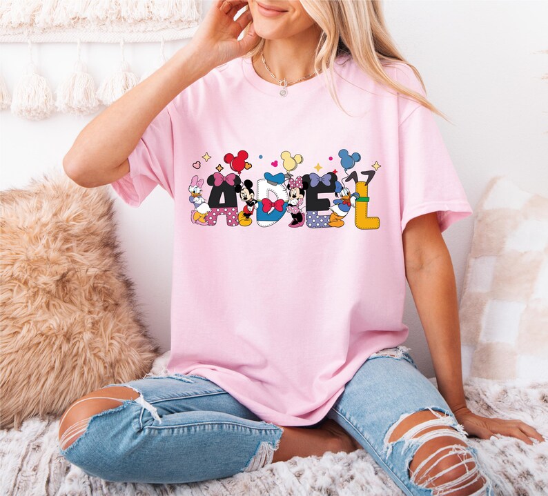 Mickey Name T-shirt, Disney Mouse Family Tee, Mickey Mouse Hoodie, Mickey and Friends Shirt, Mickey Custom Name Tee, Mouse Birthday Shirt