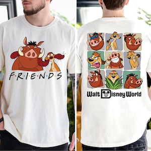 Chemise Disney Animal Kingdom, t-shirt Timon et Pumbaa, t-shirt Le Roi Lion, chemise Hakuna Matata, sweat-shirt Disneyworld Safari Trip