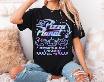 T-shirt Disney Toy Story, chemise Pizza Planet Toy Story, sweat-shirt Aliens, t-shirt Pizza Planet, chemise famille Toy Story, T-shirt Disney Pizza